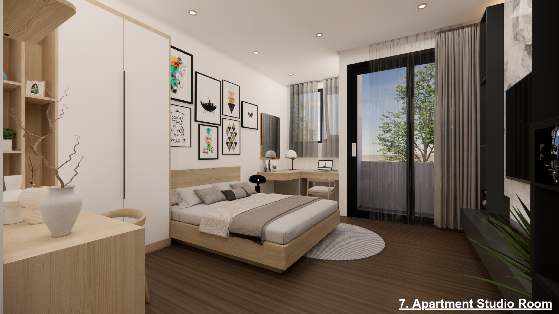 Japandi Apartment Studio
