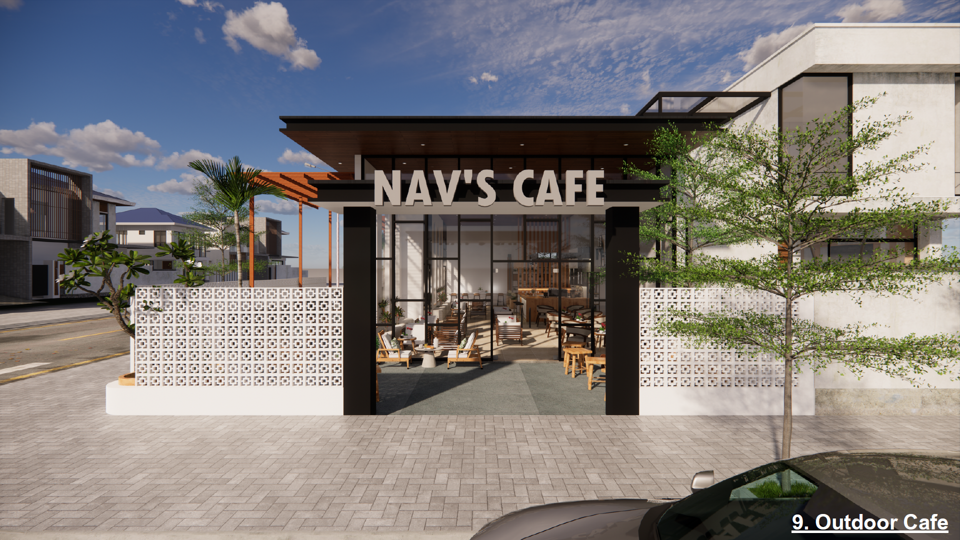 Modern Minimalist Cafe