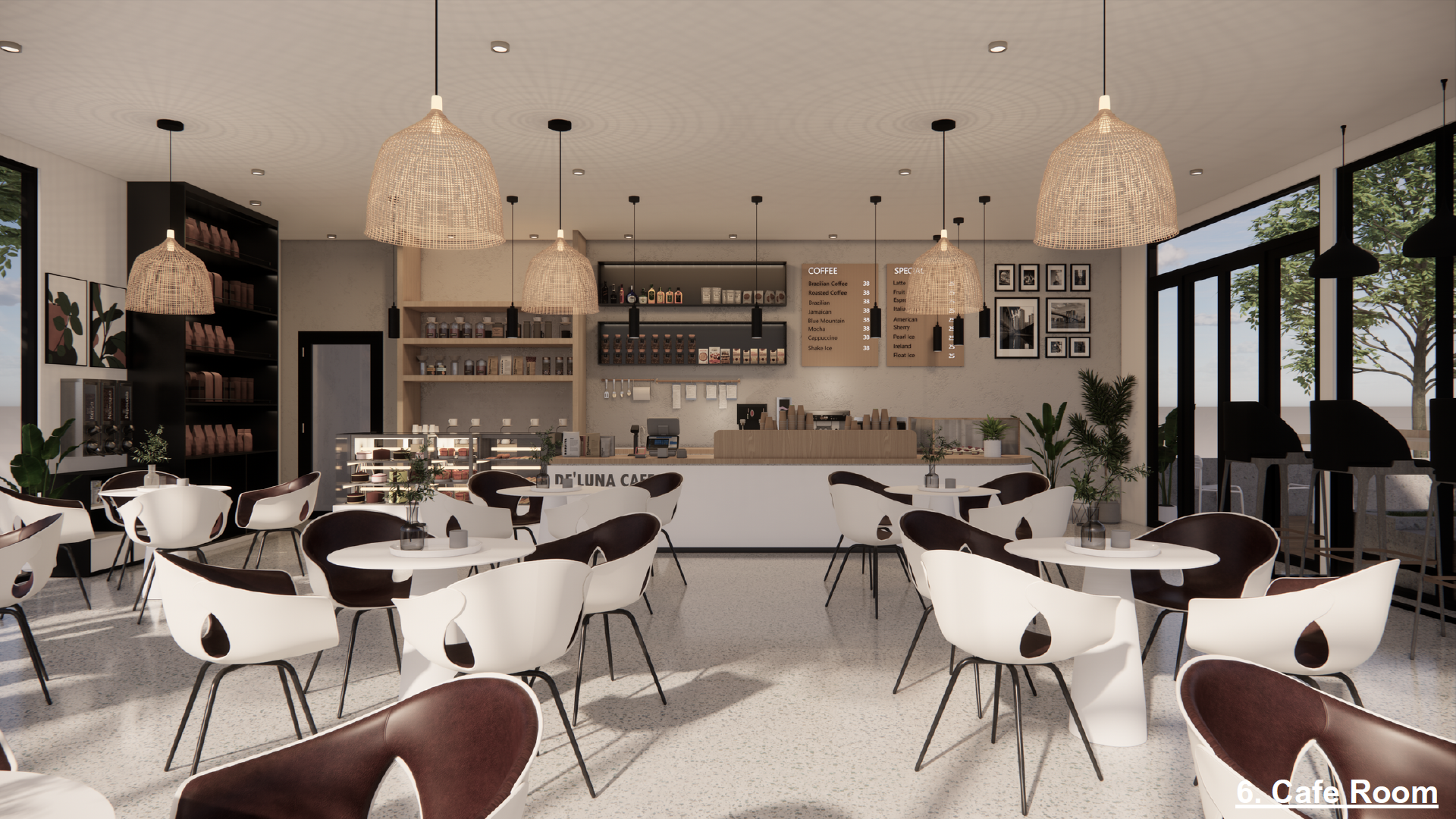 Modern Cafe Room