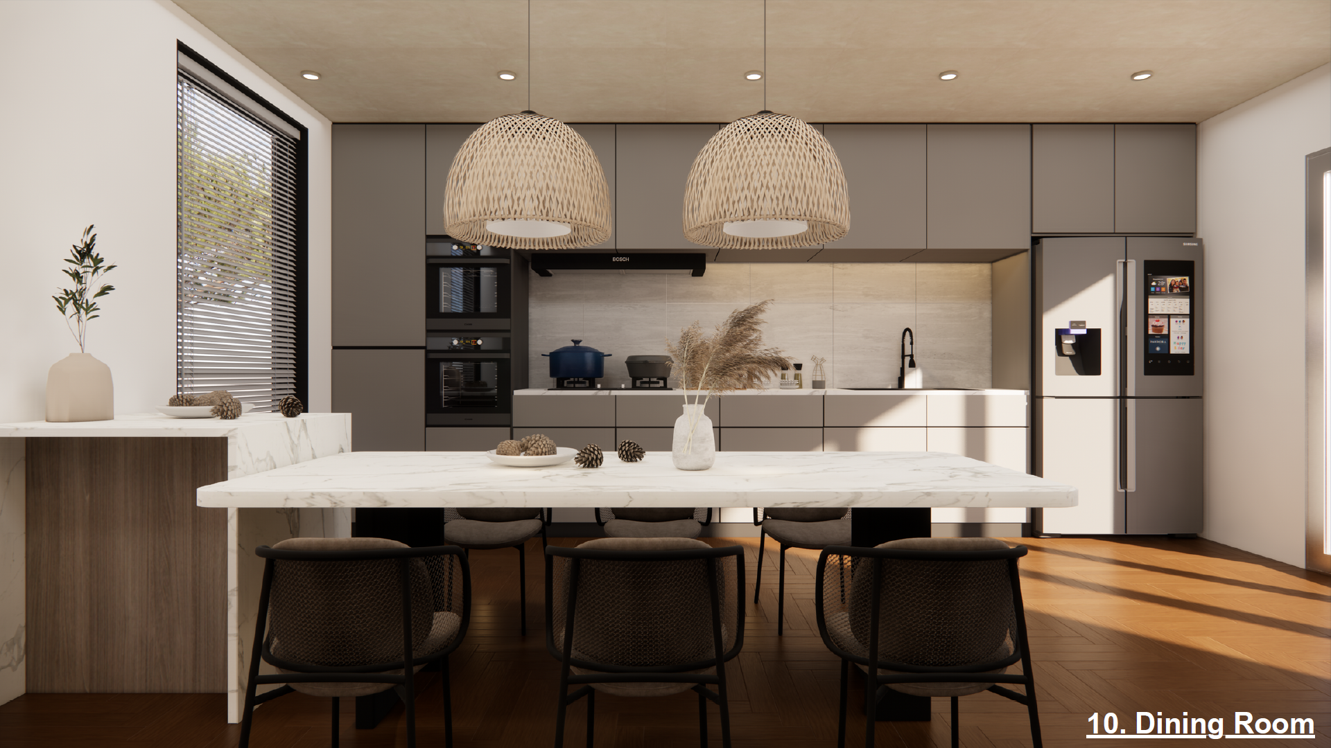 Modern Minimalist Dining