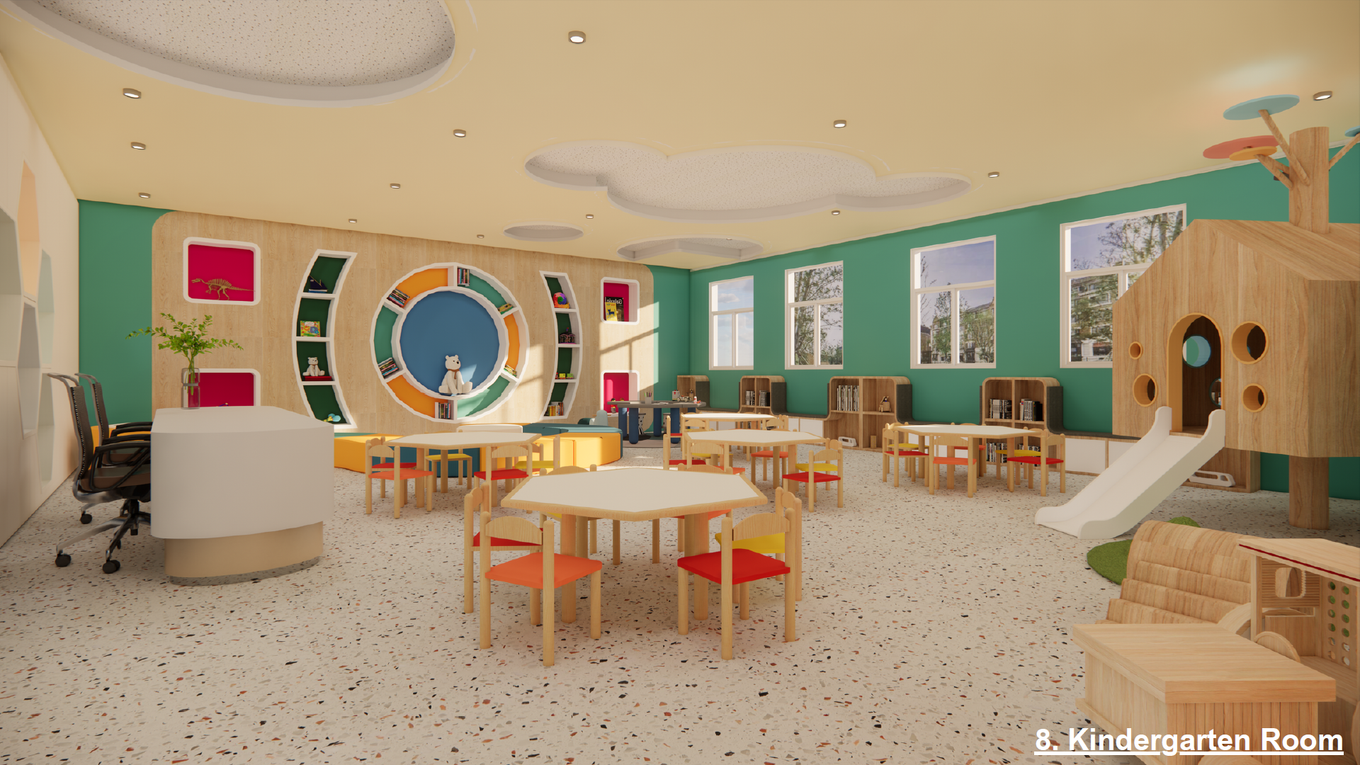 Colorful Kindergarten