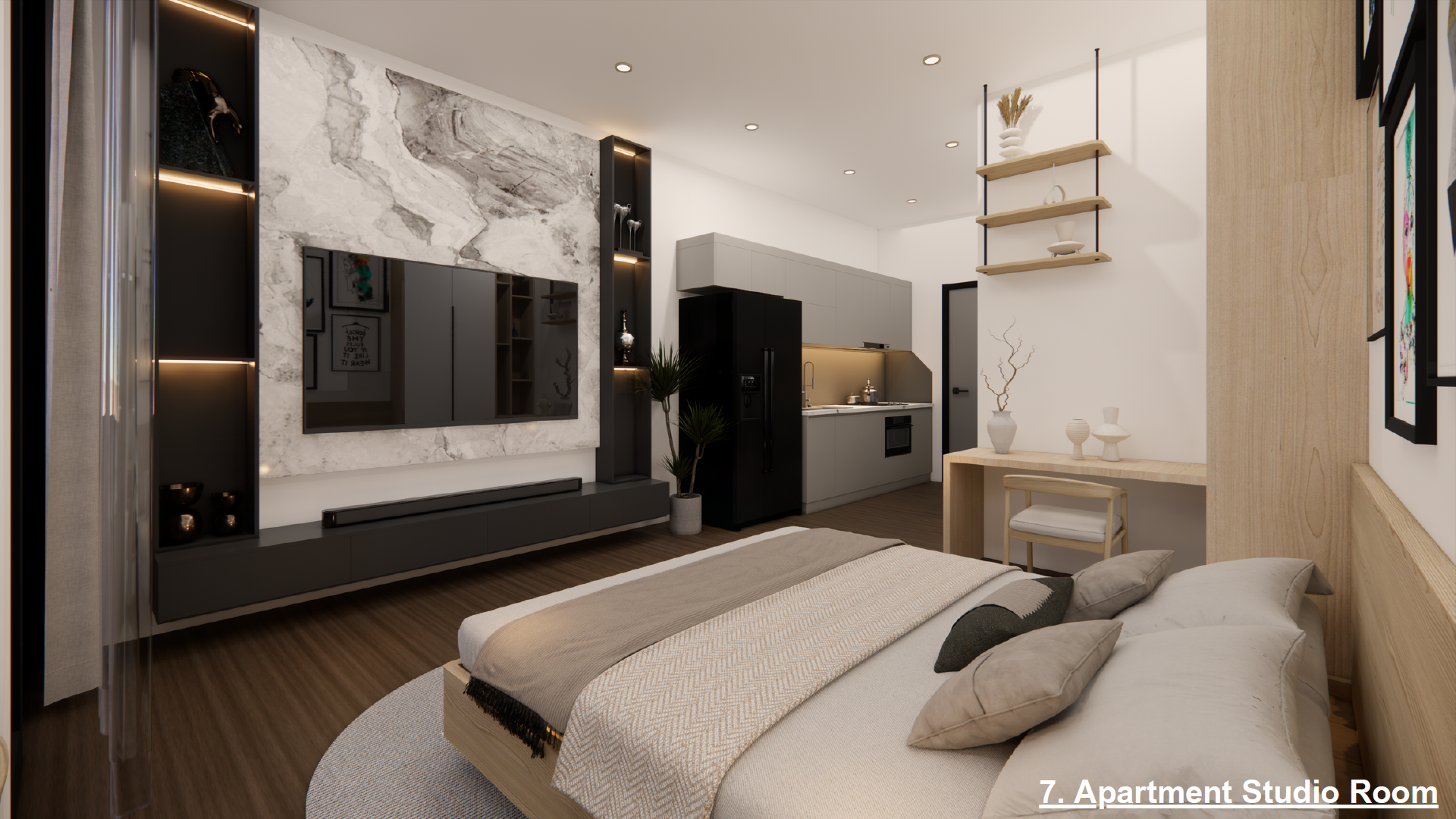 Code Japandi Apartment Studio image 2