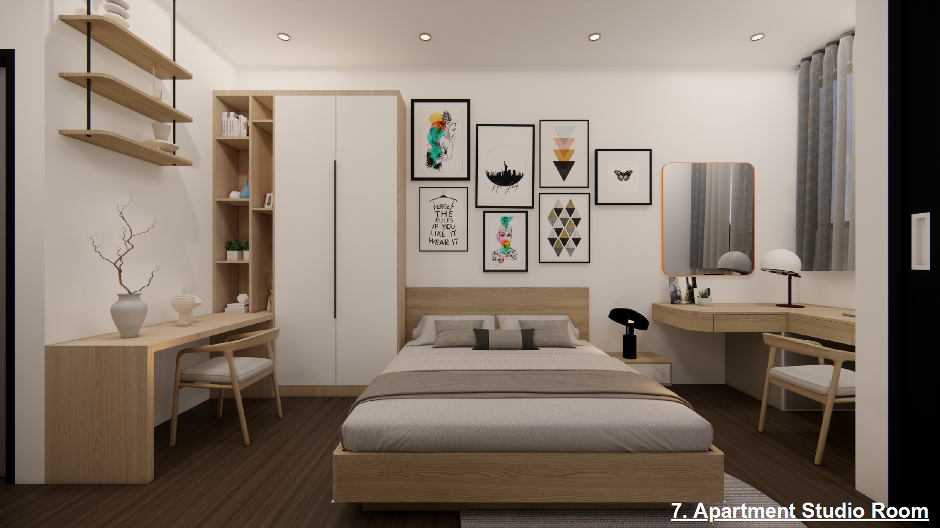 Code Japandi Apartment Studio image 3