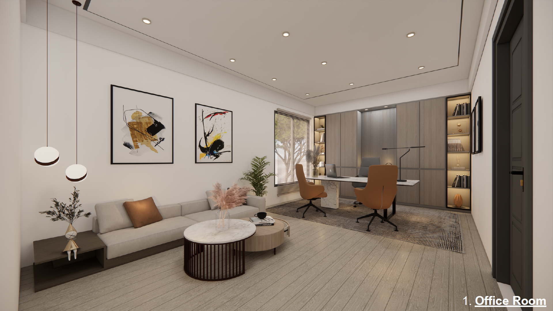 Code Minimalist Office Room image 2