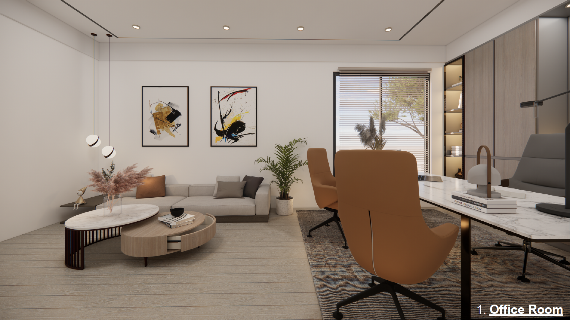 Code Minimalist Office Room image 3